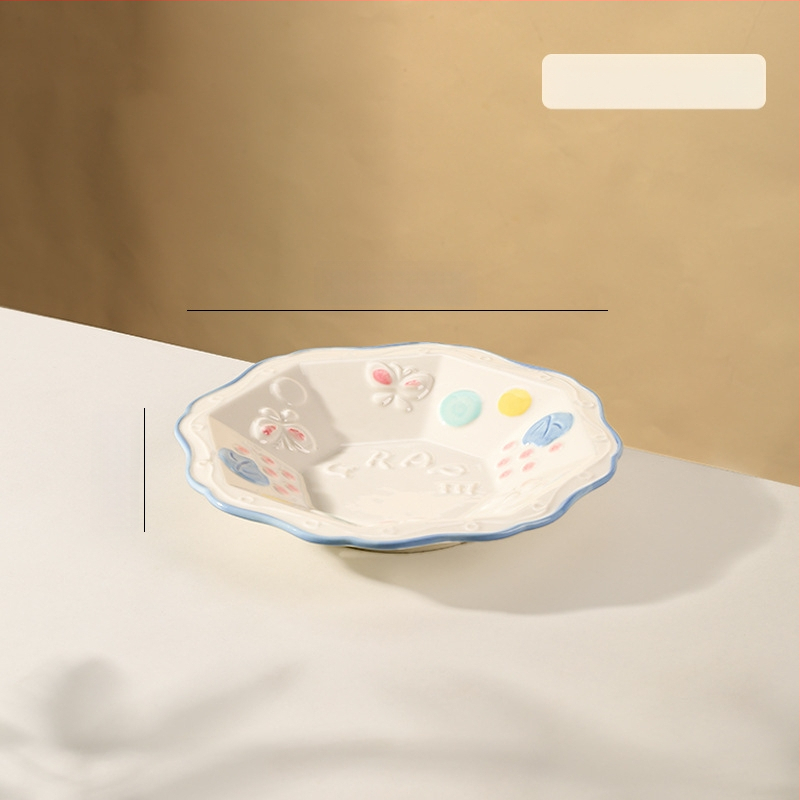 Kerámia étkészlet Magnesium Union – kézzel festett karikatúra dizájn, kerek alak, mikrohullámú sütőben is használható