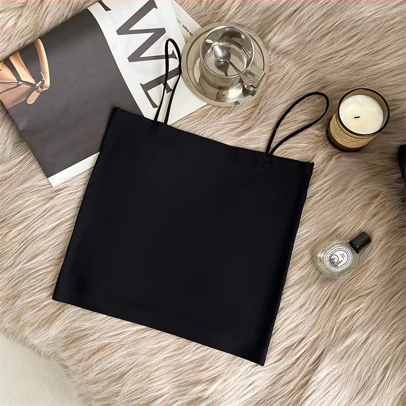 Потник за бюст с фиксирана чашка, Ice Silk плат, 80–90% найлон, дишащ, антиизпъкване, горна опора