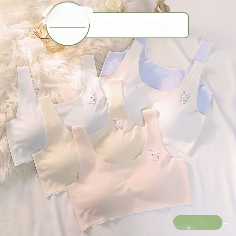 Безшевен потник за тийнейджърки 13–18 г., дишащ и комфортен; материя: найлон; стил: потник, ежедневен; форма на чашка: тънко оформена чашка; чашка: пълна чашка.