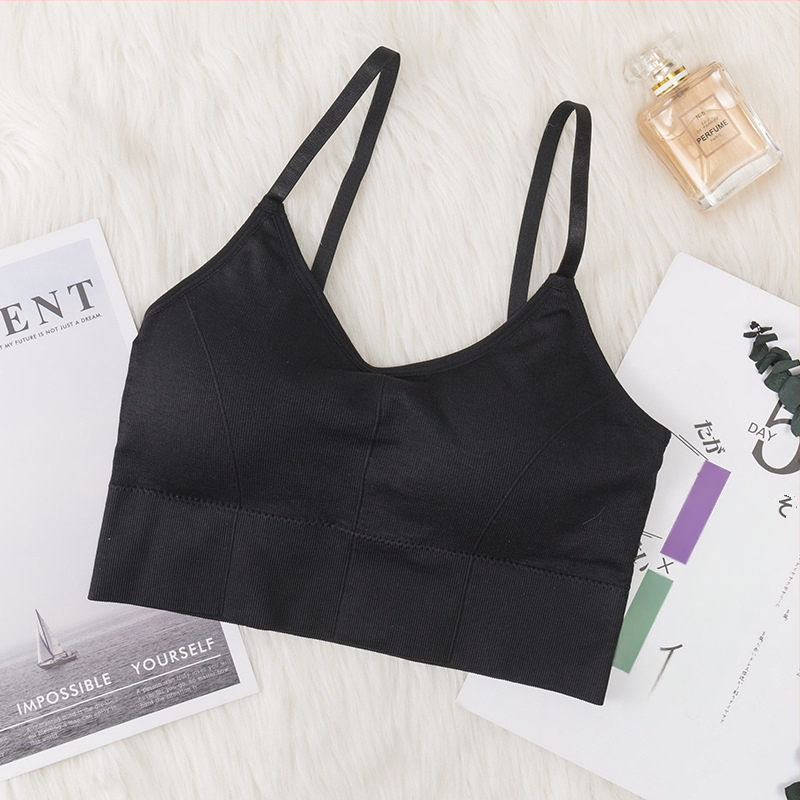 Безшевен потник бюстгальтер за млади жени – 3/4 чашка, тънък формован чашка, 70–80% полиестер, диша, комфорт, защита от изпъкване, красива гръбна част