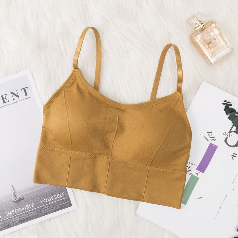 Безшевен потник бюстгальтер за млади жени – 3/4 чашка, тънък формован чашка, 70–80% полиестер, диша, комфорт, защита от изпъкване, красива гръбна част