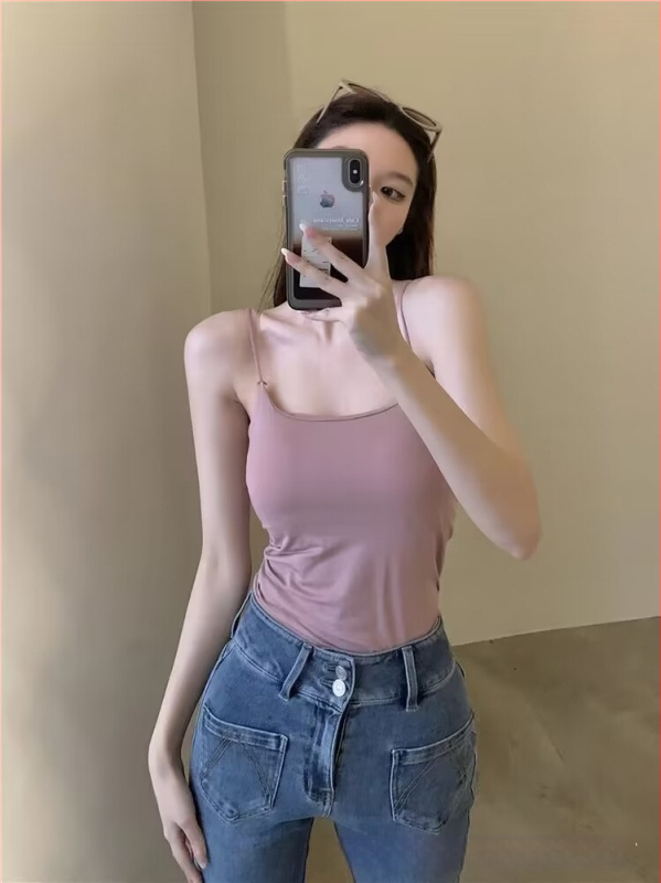 Найлонов корсет-vest за обвиване на бюста, ултра тънки чаши 3/4, съдържание на нейлон 90–95%, дишащ топ