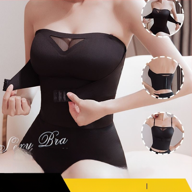 Be petnešėlių formuojanti liemenėlė, neslystanti, vienos dalies, 3/4 kaušeliai, ploni formuojantys kaušeliai, nailonas/Lycra