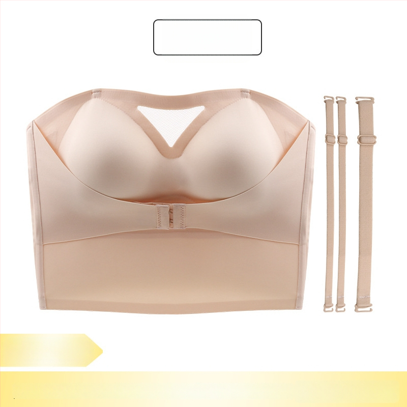 Be petnešėlių formuojanti liemenėlė, neslystanti, vienos dalies, 3/4 kaušeliai, ploni formuojantys kaušeliai, nailonas/Lycra