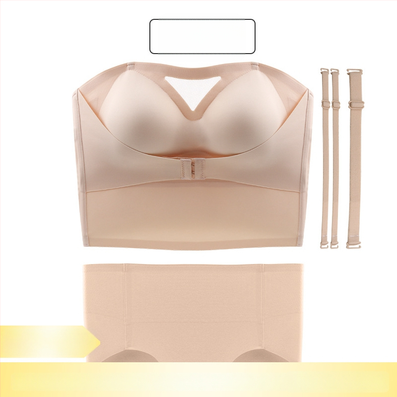 Be petnešėlių formuojanti liemenėlė, neslystanti, vienos dalies, 3/4 kaušeliai, ploni formuojantys kaušeliai, nailonas/Lycra