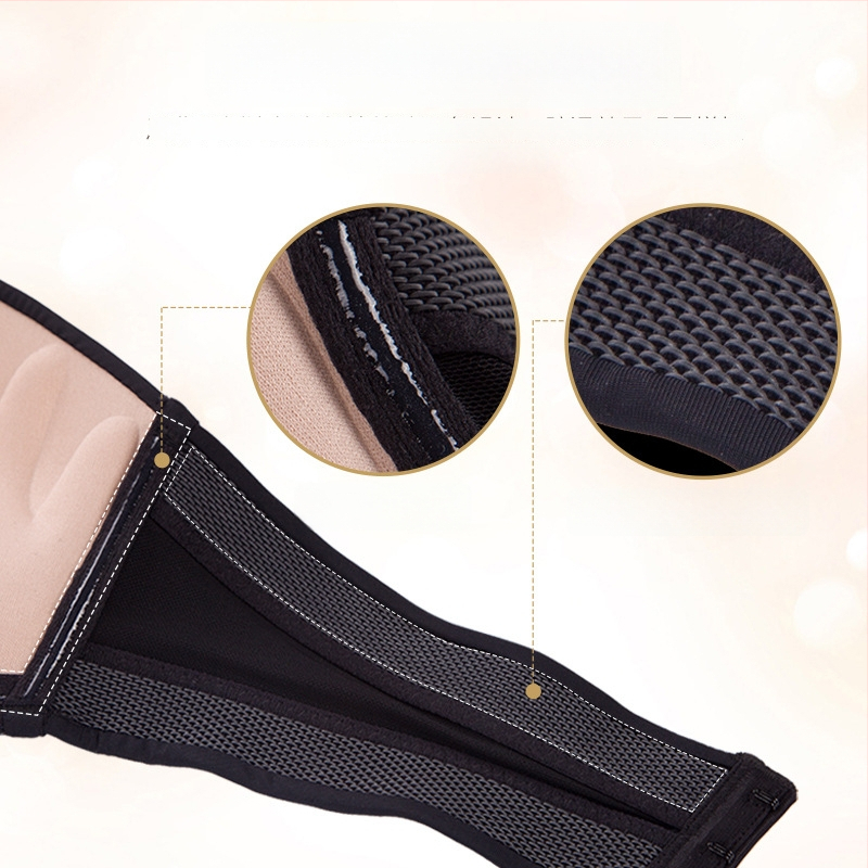 Liemenėlė be petnešėlių, neslystanti, push-up, bandeau stiliaus, vienos dalies