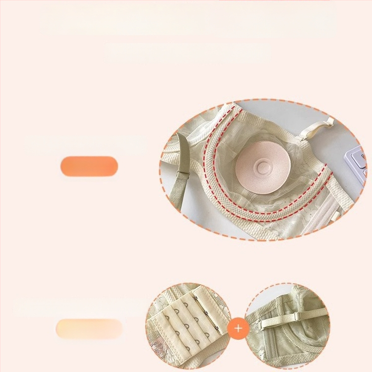 Be peties liemenėlė iš nėrinių su minkštu plieno žiedu, ultra ploni formuoti puodeliai, nuimamos dvigubos petnešėlės