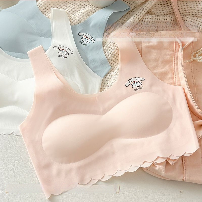 Be õmblusteta rinnahoidja tüdrukutele, 8+ aastat, 100% puuvill, bränd Qian Jincai, suvi 2025