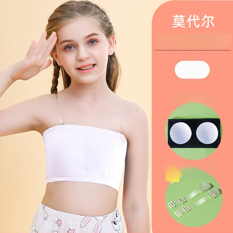 Tüdrukutele bez õla top aluspesu, Modal-kangas, pehme puudutus, 8+ aastat (pikkus 140 cm+), suvi 2023