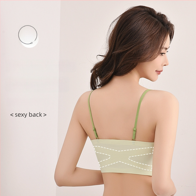 Push-Up бюстгальтер с мека поддръжка, събиране на страничните гърди, чашки латекс 3/4, нейлонов плат, фиксирани двойни презрамки