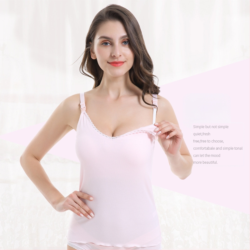 Τοπ γαλουχίας χωρίς μανίκια, V-λαιμό, με βαμβακερή επένδυση, 90–95% βισκόζη, κατάλληλο για κύηση και λοχεία