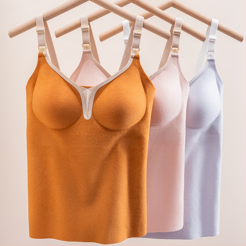 Κιμιζόλ θηλάσμου για μητέρες φθινοπωρινό/χειμωνιάτικο, μακρύς σχεδιασμός με τιράντες, casual ιαπωνοκορεατικό στυλ, βαμβακερό ύφασμα με ανάμειξη νάιλον 50–70%