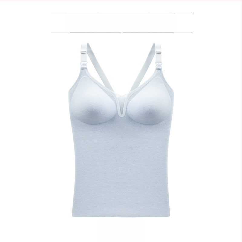 Κιμιζόλ θηλάσμου για μητέρες φθινοπωρινό/χειμωνιάτικο, μακρύς σχεδιασμός με τιράντες, casual ιαπωνοκορεατικό στυλ, βαμβακερό ύφασμα με ανάμειξη νάιλον 50–70%