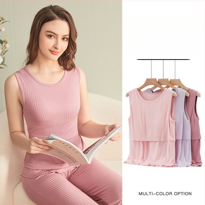 Θηλάζον Tank Top, χωρίς μανίκια, με επένδυση στήθους, βισκόζη 90-95%, μήκος 40-50 cm, στρογγυλός λαιμός