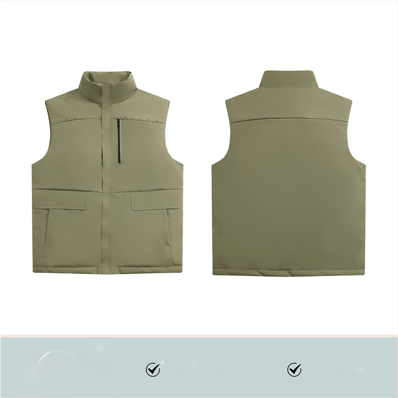 Darbo liemenė su logotipu, fliso pamušalas, Chenille ir Spandex, stovinti apykaklė, 2025 m. pavasaris