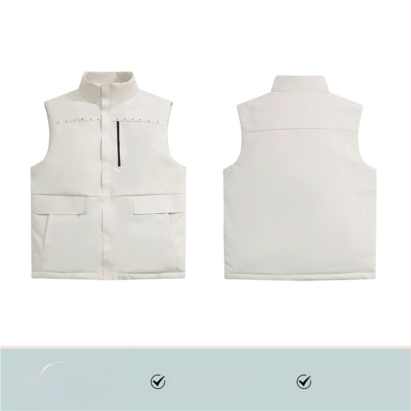 Darbo liemenė su logotipu, fliso pamušalas, Chenille ir Spandex, stovinti apykaklė, 2025 m. pavasaris