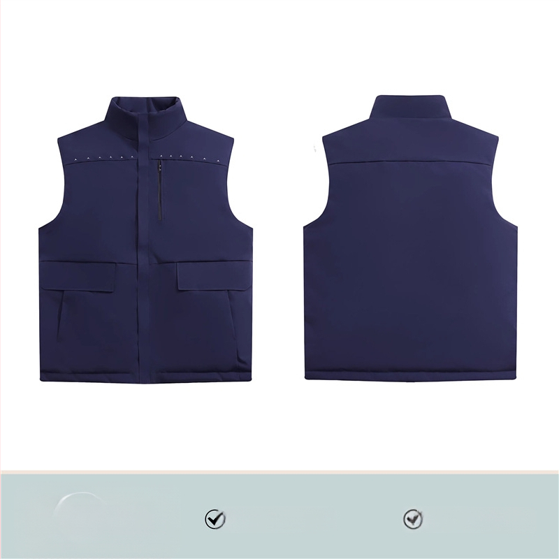 Darbo liemenė su logotipu, fliso pamušalas, Chenille ir Spandex, stovinti apykaklė, 2025 m. pavasaris