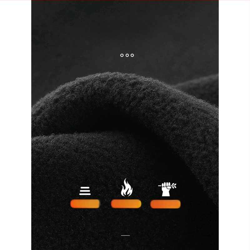 Vesta căptușită cu fleece, imprimare logo, pentru echipament de lucru de iarnă (fermoar frontal, fără glugă, croială lejeră)