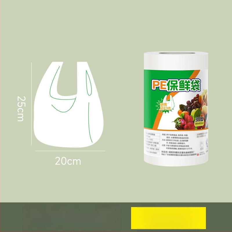 Pungă PE pentru păstrarea prospețimii, tip perforare cu puncte, de unică folosință, sigilată