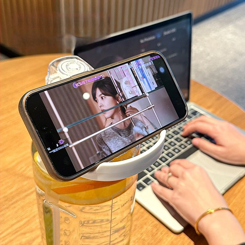 Unique koreai stílusú polikarbonát pohár szívószállal, nagy kapacitású, hordozható, ütésálló és hőálló