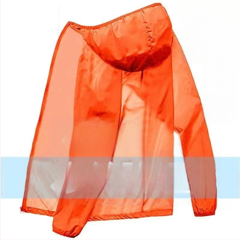 Cardigan cu glugă de protecție solară pentru unisex, respirabil, 100% poliester, vară 2024