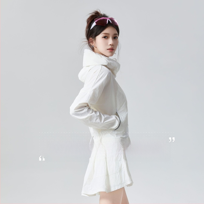 Geacă subțire de vară pentru femei, material din fibre chimice, croială normală