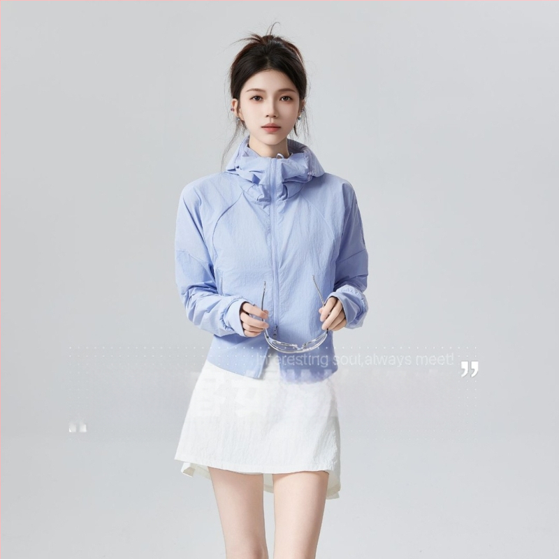 Geacă subțire de vară pentru femei, material din fibre chimice, croială normală