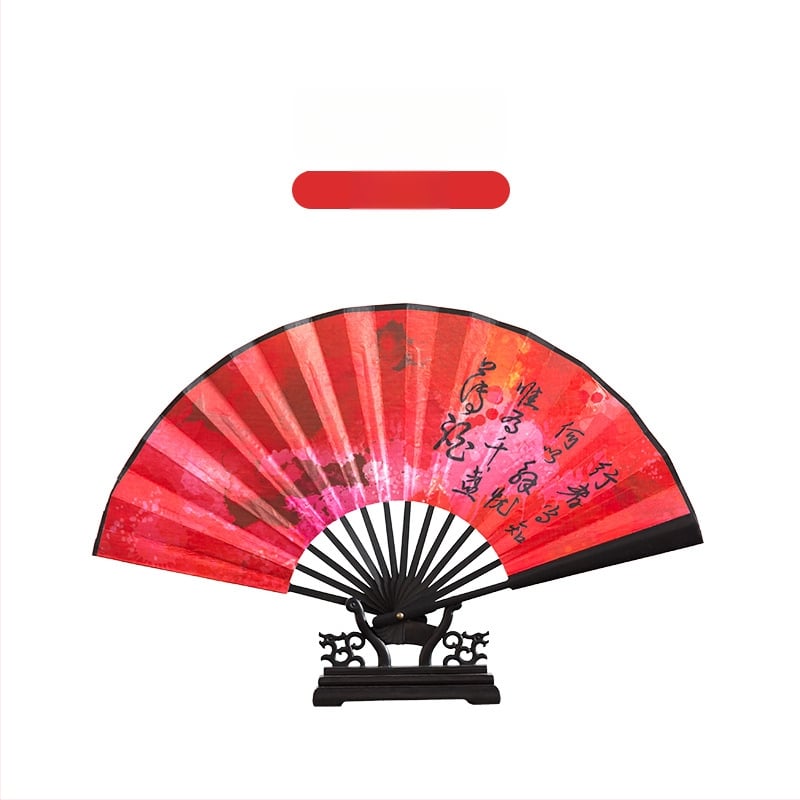 Összecsukható bambusz kézi fan táncgyakorláshoz – kínai stílus, Yuhong márka