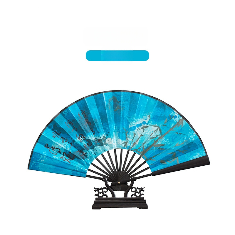 Összecsukható bambusz kézi fan táncgyakorláshoz – kínai stílus, Yuhong márka