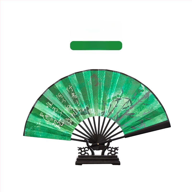 Összecsukható bambusz kézi fan táncgyakorláshoz – kínai stílus, Yuhong márka