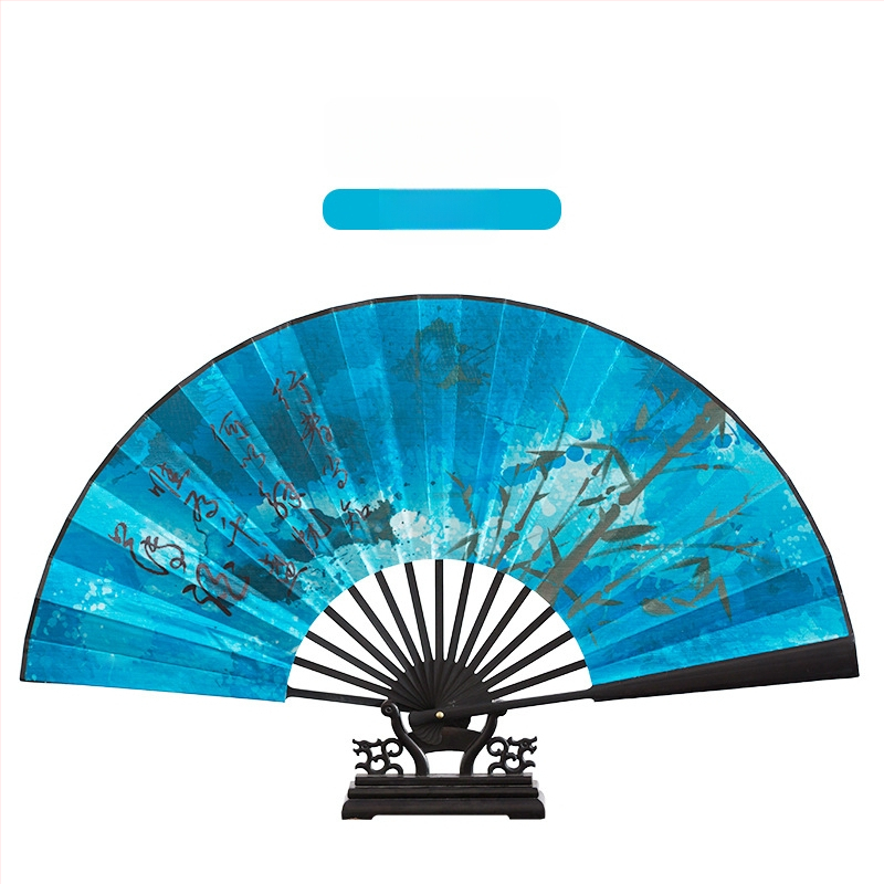 Összecsukható bambusz kézi fan táncgyakorláshoz – kínai stílus, Yuhong márka