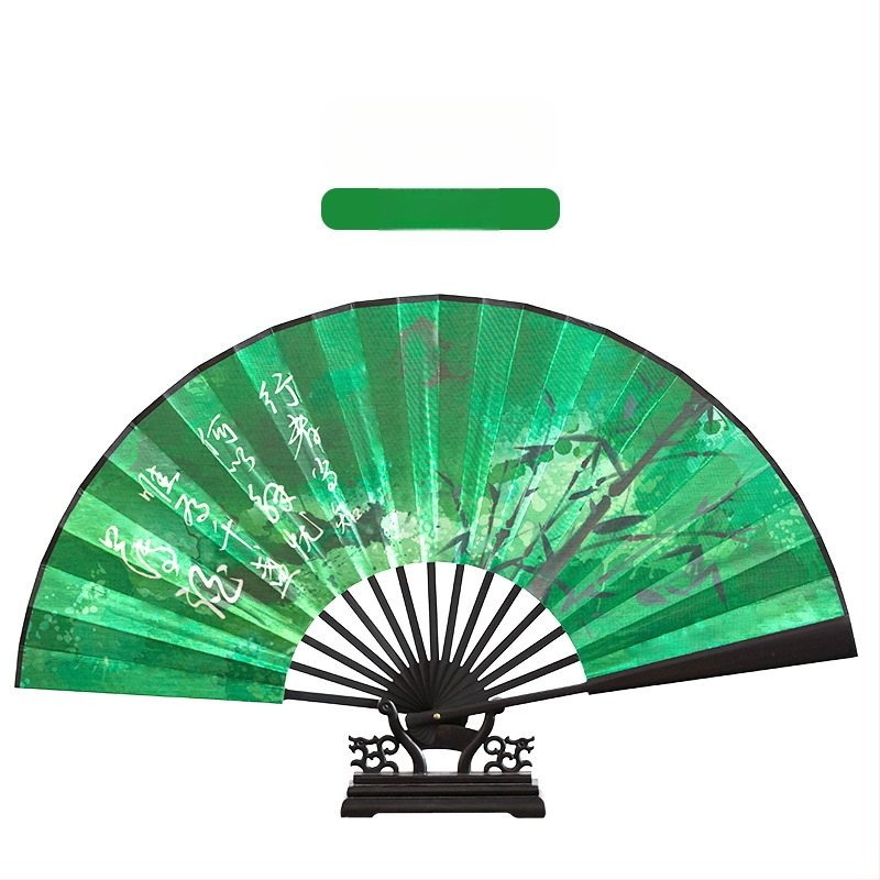 Összecsukható bambusz kézi fan táncgyakorláshoz – kínai stílus, Yuhong márka