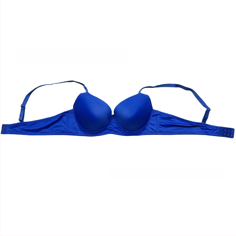 Бюстгальтер за Belly Dance с 3/4 чашка, тънка формована чашка, свалящи се двойни презрамки, двойни катарами на гърба, нейлонов външен плат с памучна подплата