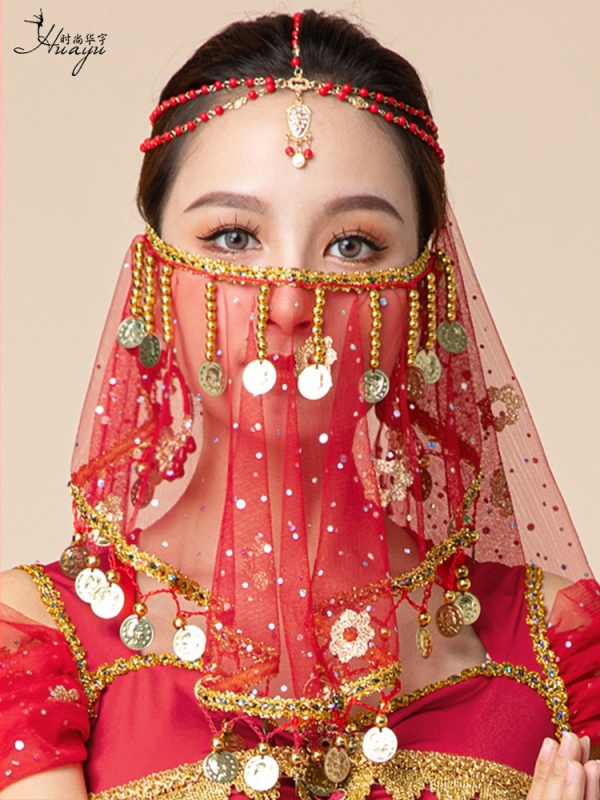Perlni veo za belly dance, istočni ples, stil dinastije Han, za žene