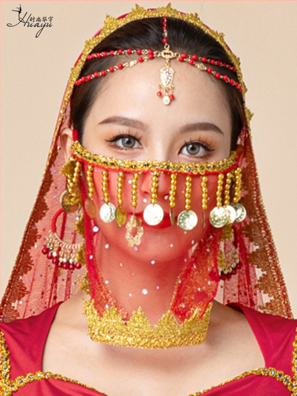 Perlni veo za belly dance, istočni ples, stil dinastije Han, za žene