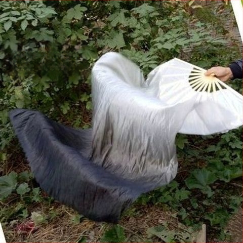 Šilko šokių vėduoklė su koi raštu belly dance ir Yangko – suaugusiųjų pasirodymų aksesuaras