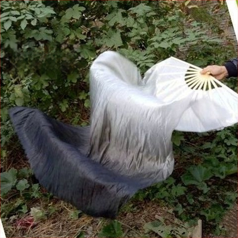 Šilko šokių vėduoklė su koi raštu belly dance ir Yangko – suaugusiųjų pasirodymų aksesuaras