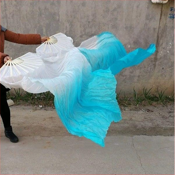 Šilko šokių vėduoklė su koi raštu belly dance ir Yangko – suaugusiųjų pasirodymų aksesuaras