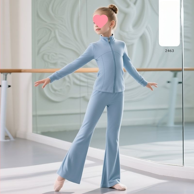 Set balet pentru copii, în stil casual-coreean (lansare primăvara 2025; țesătură Derong; compoziția principală: Alte; conținut: 90–95%)