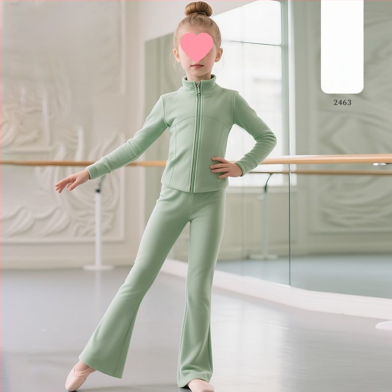 Set balet pentru copii, în stil casual-coreean (lansare primăvara 2025; țesătură Derong; compoziția principală: Alte; conținut: 90–95%)