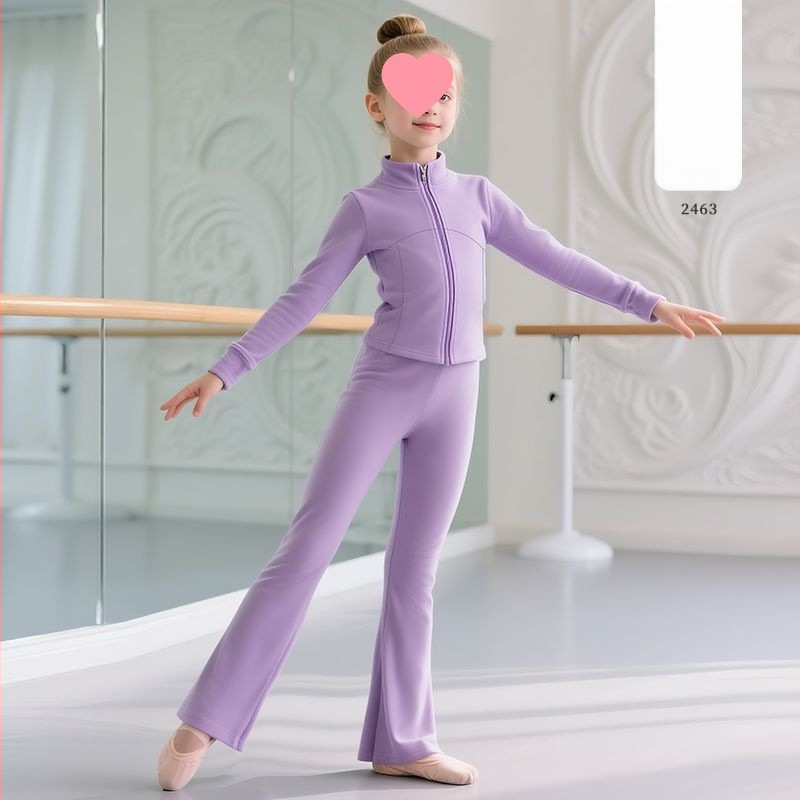 Set balet pentru copii, în stil casual-coreean (lansare primăvara 2025; țesătură Derong; compoziția principală: Alte; conținut: 90–95%)