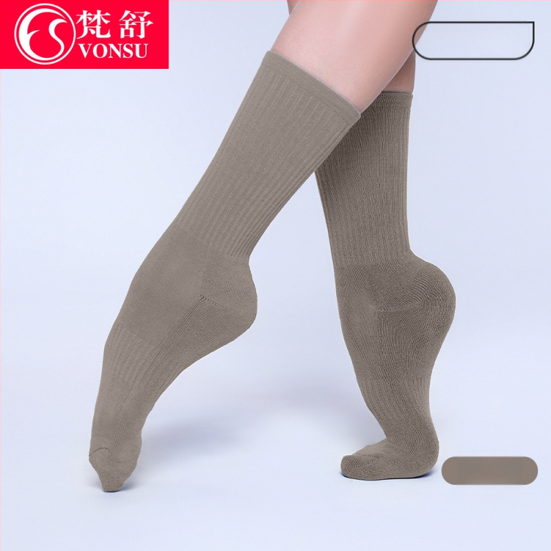 Șosete de dans pentru balet modern și clasic — antiderapante, lungime medie, unisex, îngroșate pentru antrenament