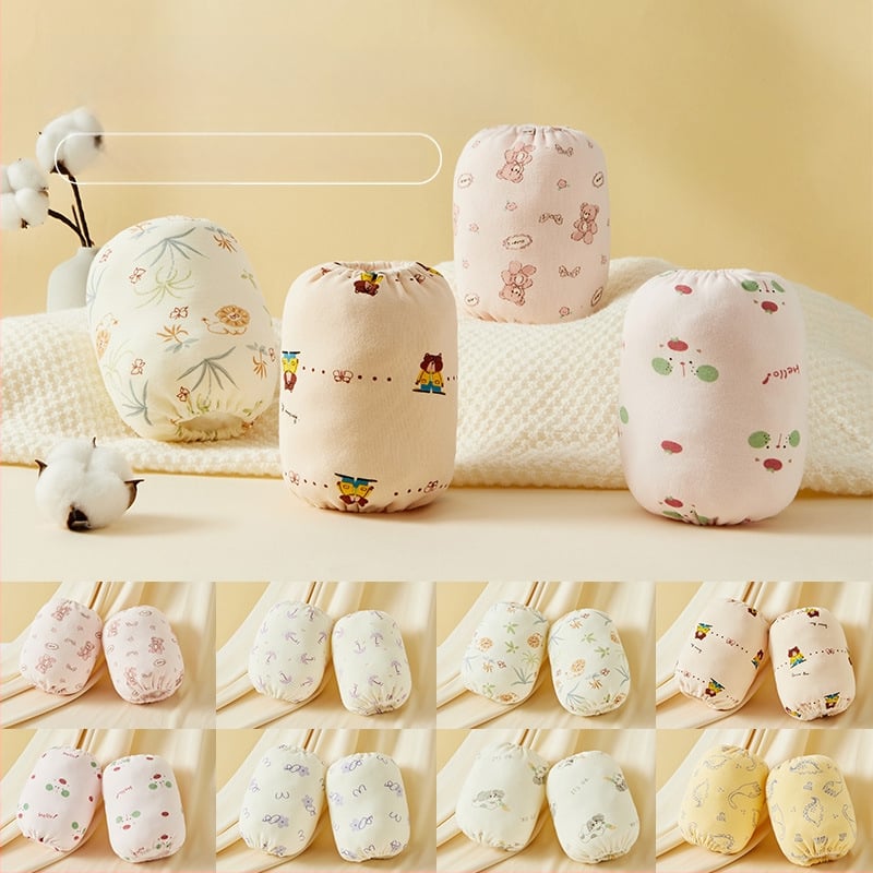 Vaikų rankovės apsaugos iš 100% medvilnės, apsauga nuo nešvarumų, rudens–žiemos sezonui, karikatūros raštas, amžiaus grupės 1–3 ir 3–8