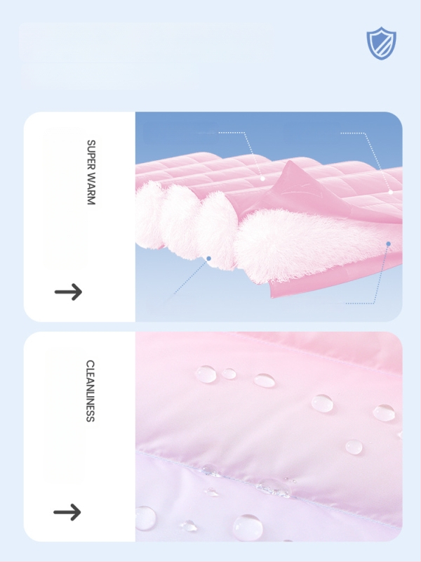 Vesta pentru fete din puf, fără mâneci, toamnă-iarnă, 81–85% puf de rață alb, exterior poliester 100%, căptușeală poliester 100%, lungime medie, fermoar