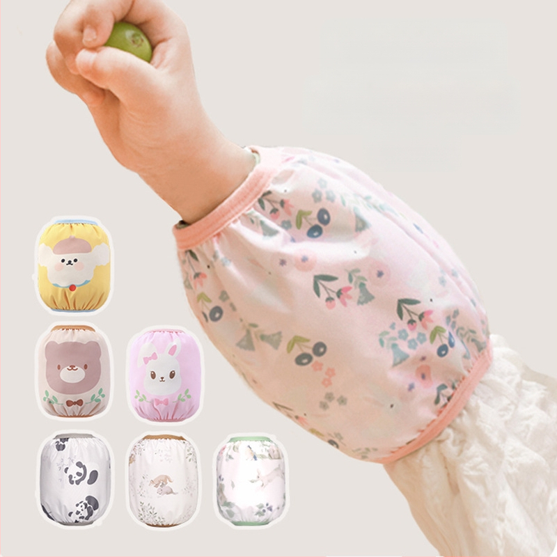 Vaikų rankovių apsauga – vandeniui atspari rudens–žiema, 1–3 metų amžiaus, poliesteris, karikatūrų spaudas