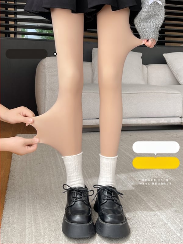 Pantaloni termici all-in-one cu căptușeală de fleece, amestec nylon-spandex 80–90%, groși și calzi, elasticitate ridicată