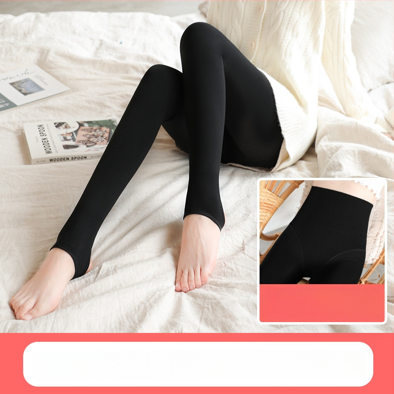 Pantaloni termici all-in-one cu căptușeală de fleece, amestec nylon-spandex 80–90%, groși și calzi, elasticitate ridicată