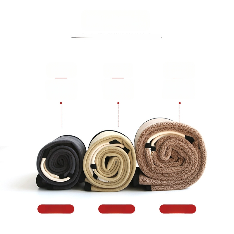 Colanți damă din nailon cu spandex, lungime gleznă, căptuți cu fleece pentru căldură, elasticitate ridicată