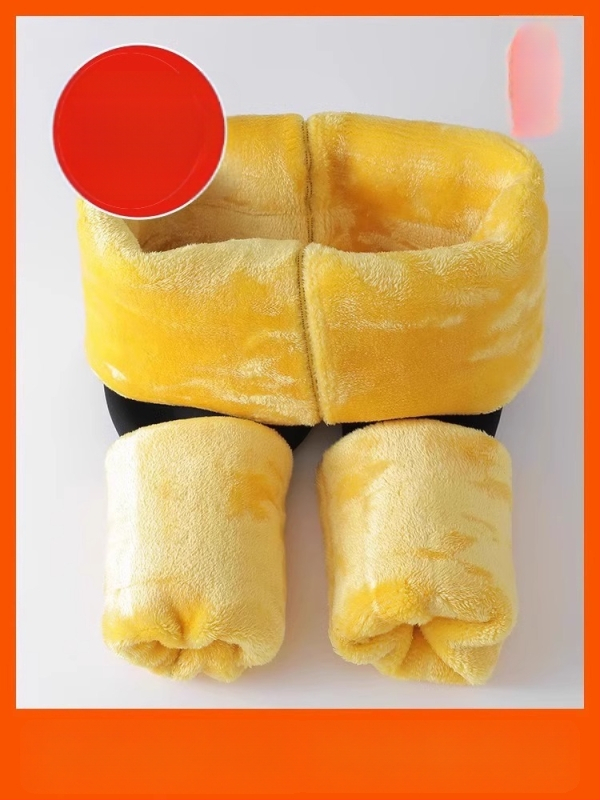 Pantaloni de iarnă pentru femei, într-o singură bucata, fără cusături, ultra-groși, calzi, din amestec nylon-bumbac, cu elasticitate înaltă