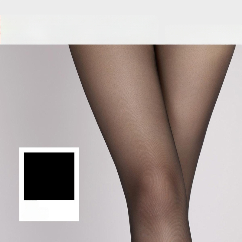 Bezšuvju pantyhose ar tīkla vidukli, 0.1D ultra-plānas, zīdaini gluds, mikroelastīgs, Chenille-Spandex maisījums, 3D raksts